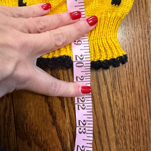 Christine Foley 90s Vintage Yellow Cardigan Sweater Size 2 - Picture 9 of 9